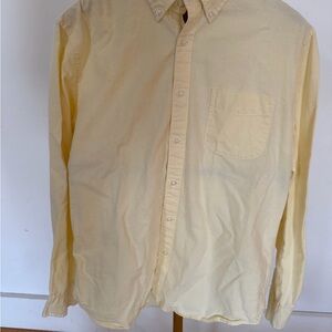 J. Crew Light Yellow broken in Oxford